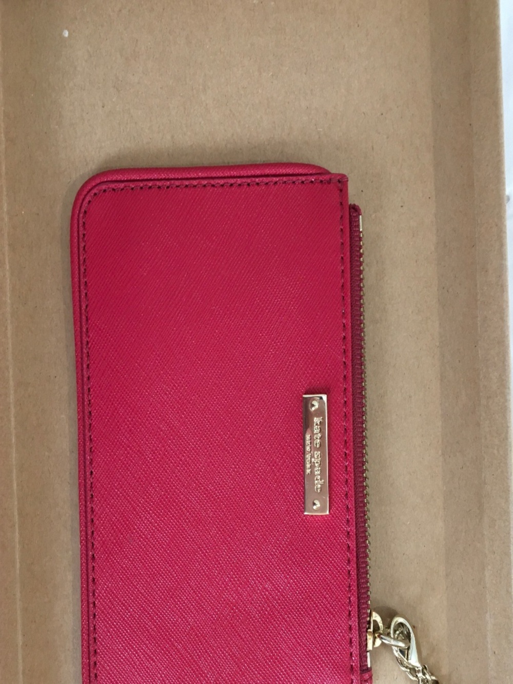 Kate Spade Small Slim Cardholder - Red